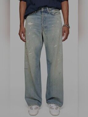 ACNE STUDIOS 1981 Loose Fit Jeans Unisex Size M